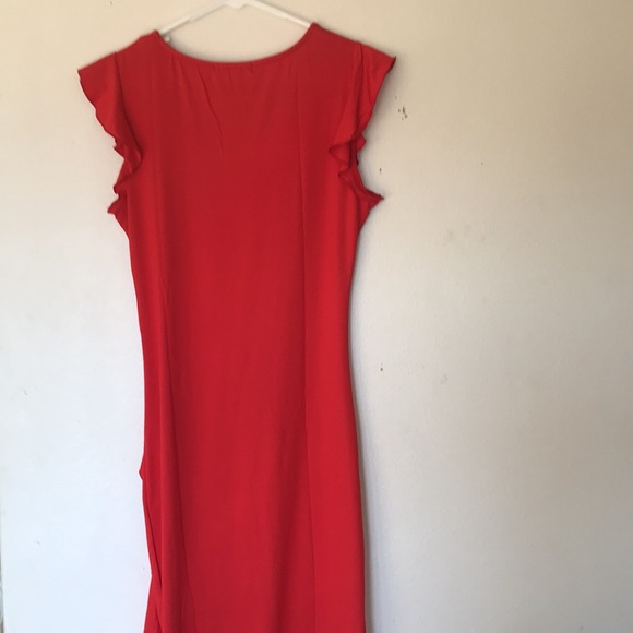 Women’s cute red cocktail dress - Picture 6 of 6